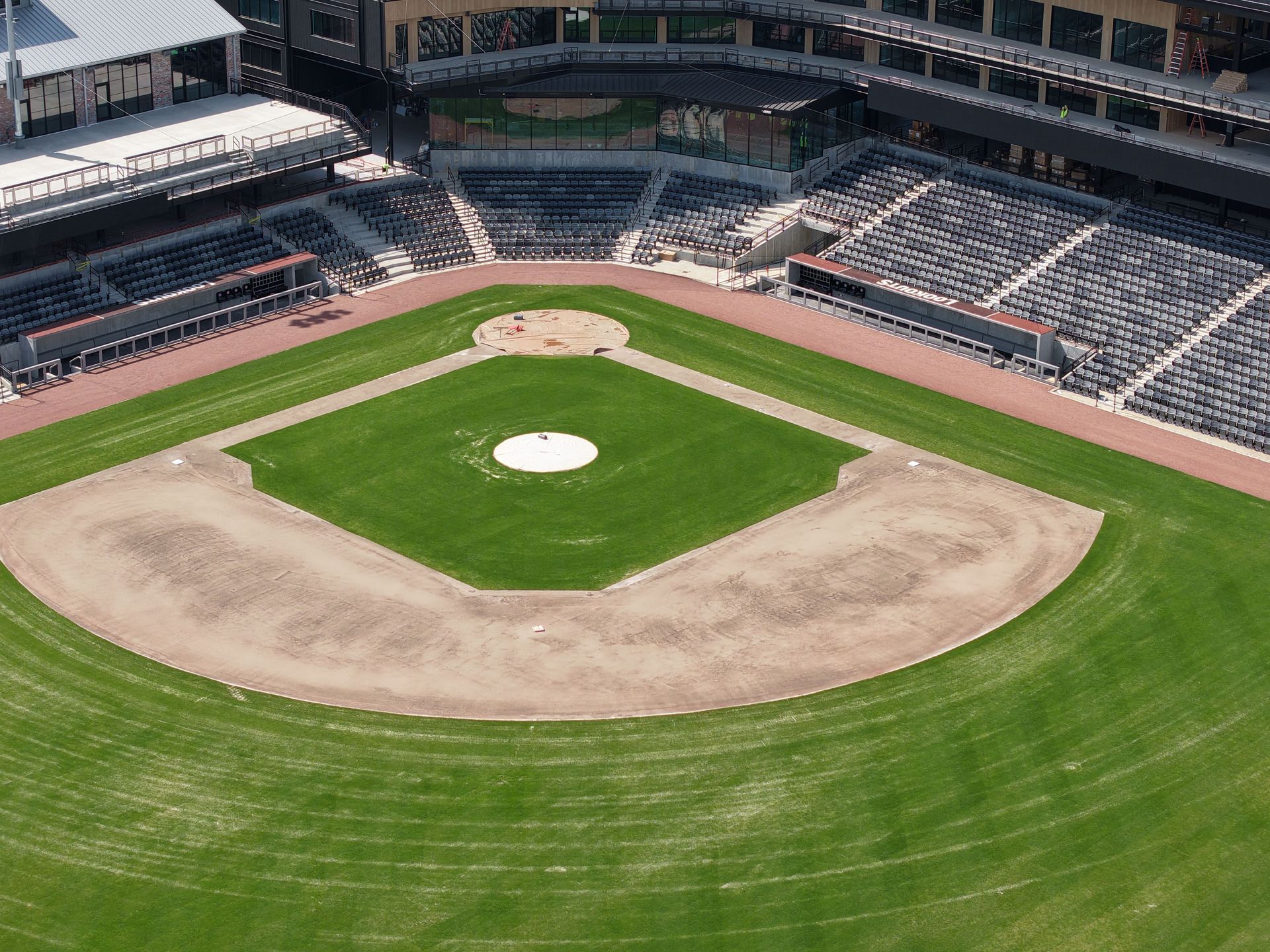 Charter bus drop-off for a Padres game at Petco Park in San Diego