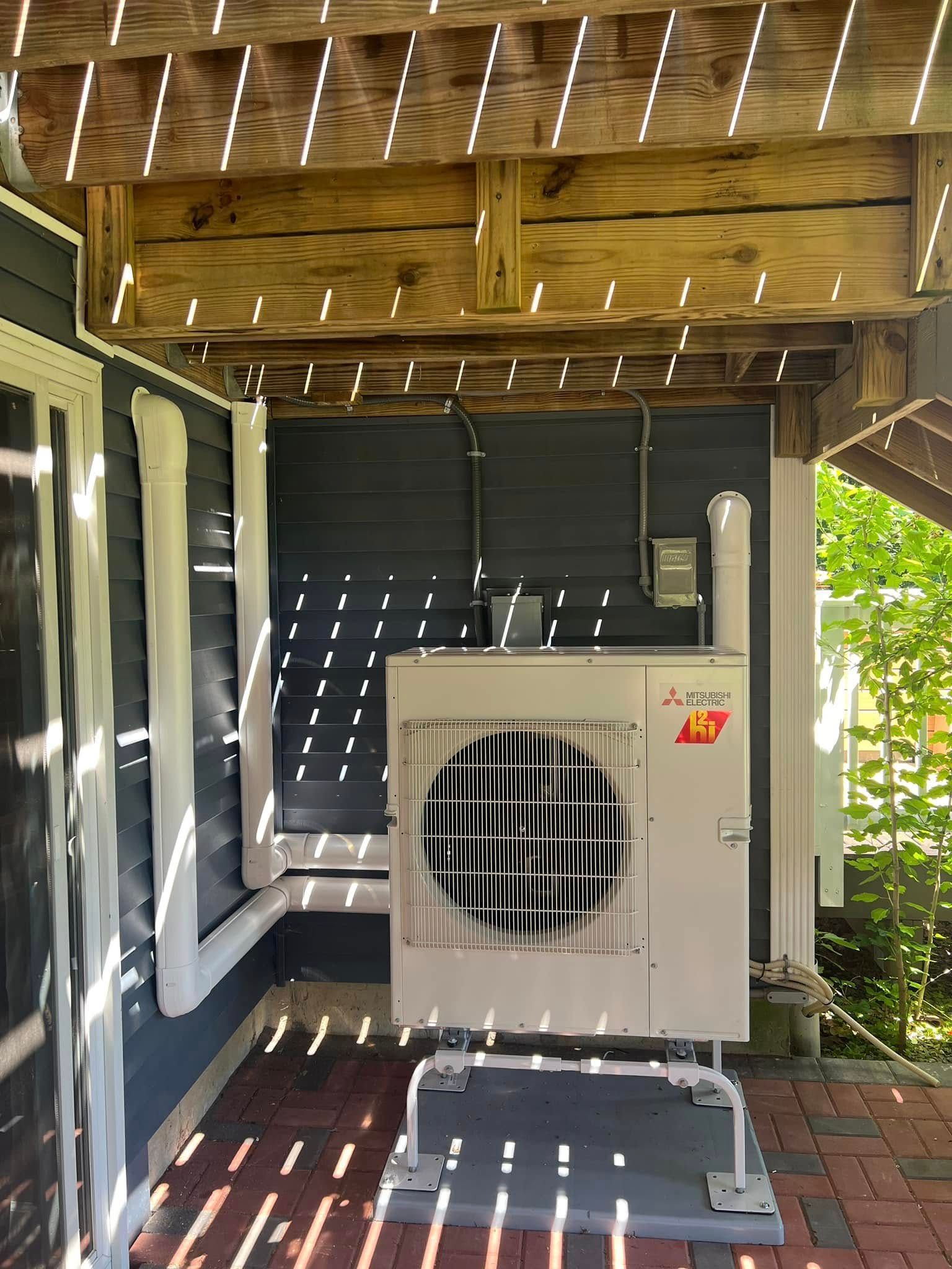 Ducted and ductless heat pump systems sized and installed for your home.
