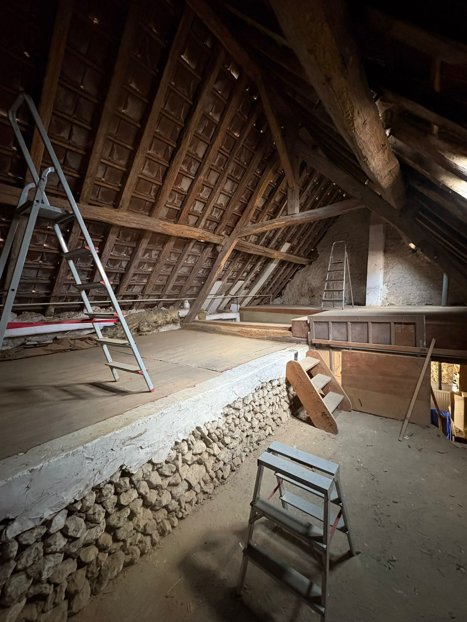 Traitement des poutres et charpente en bois d'une maison infestés d'insectes xylophages près de Chartres (28)