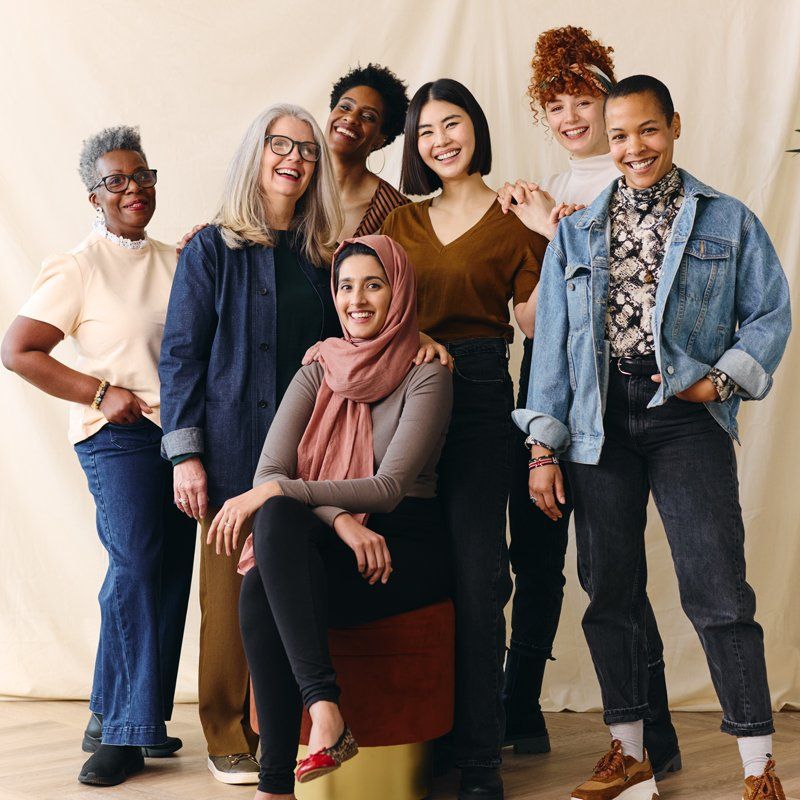 Multi Ethnic Women Smiling Multi Ethnic Women Smiling