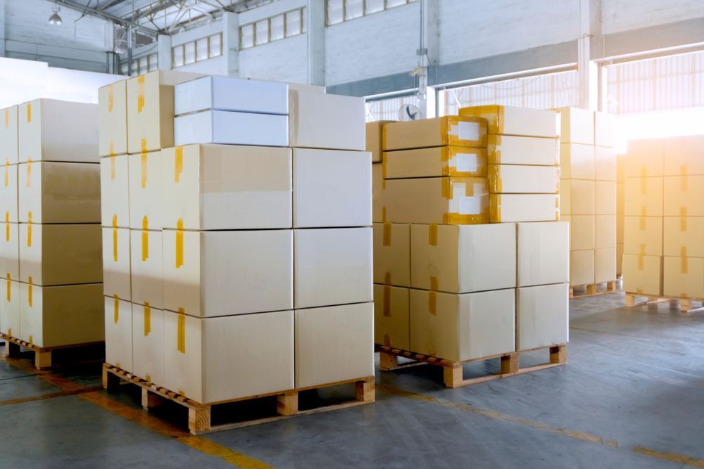 A Warehouse Filled With Lots of Packages — Express Couriers Mackay in Mackay Harbour, QLD
