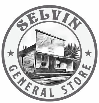 A black and white logo for a general store