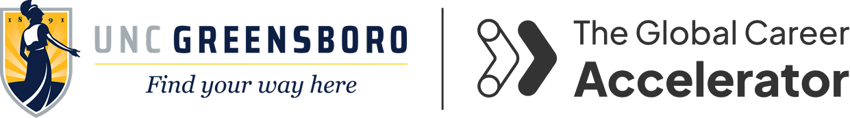 home UNC Greensboro and The Global Career Accelerator logos