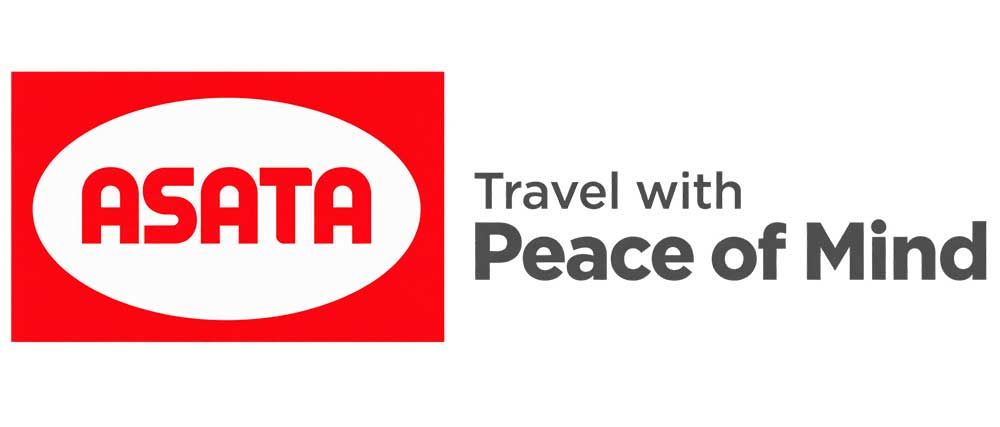 ASATA Travel with Peace of Mind logo
