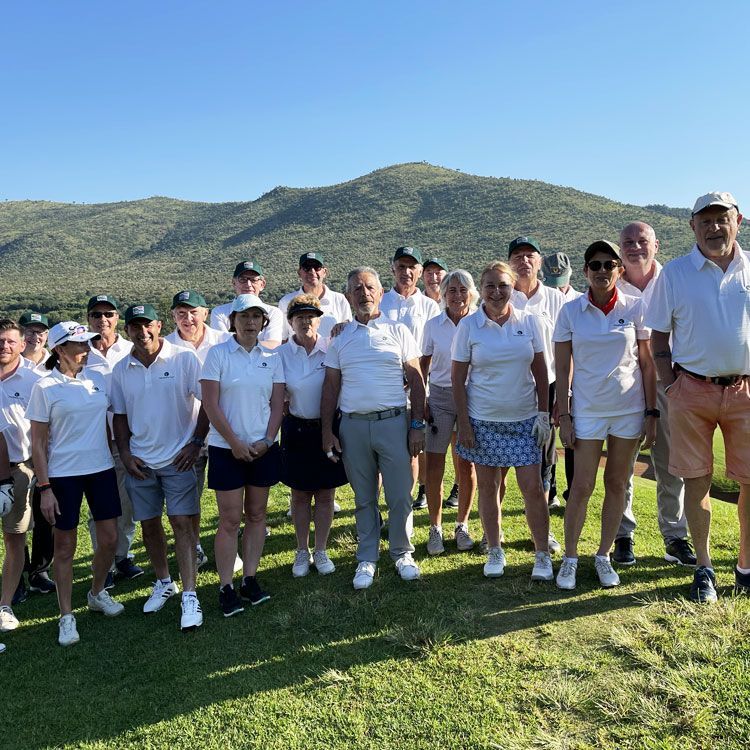 Group of travellers on an incentive trip