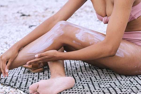 Sun safety and skin care on holiday