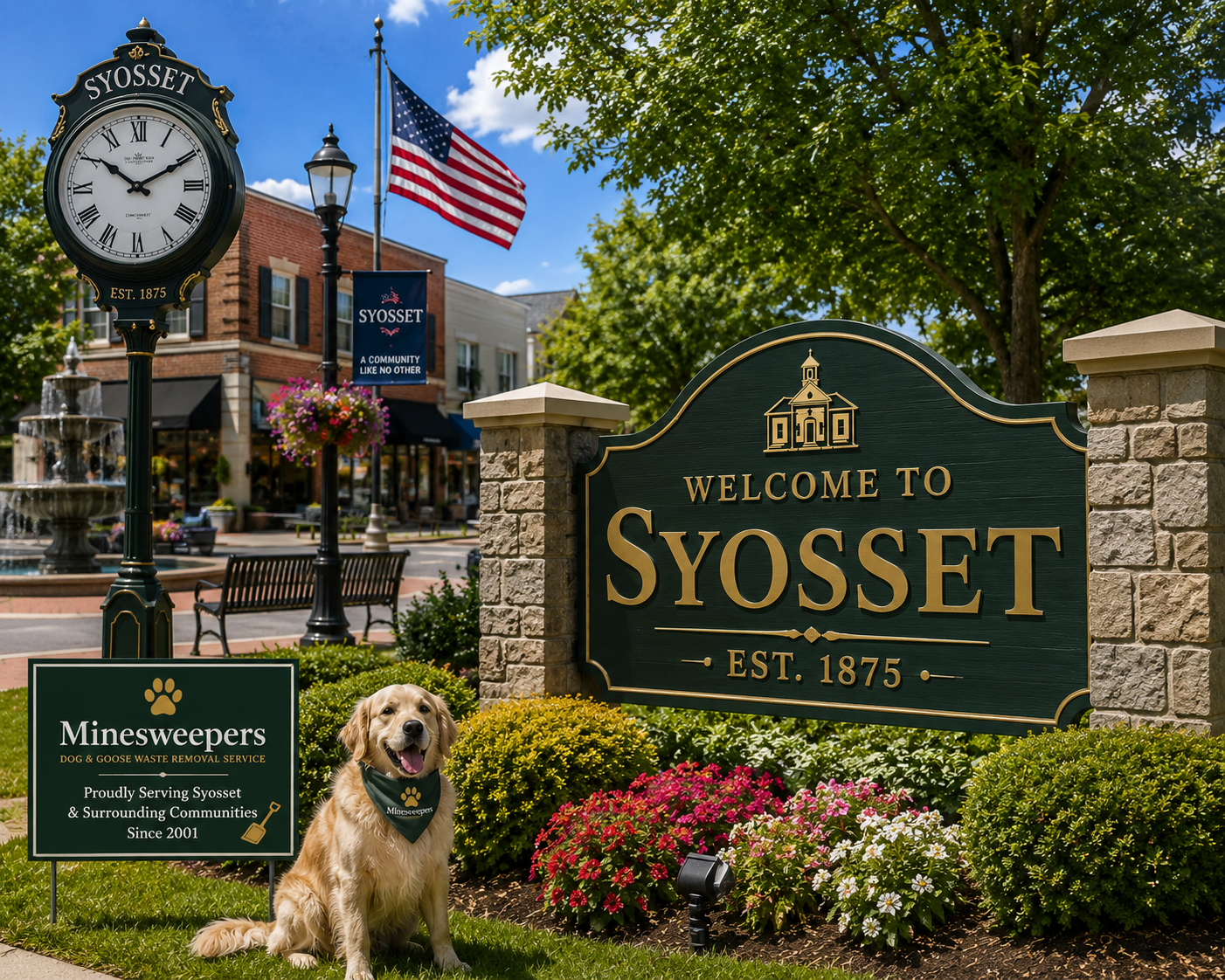 Dog waste removal in Syosset, NY