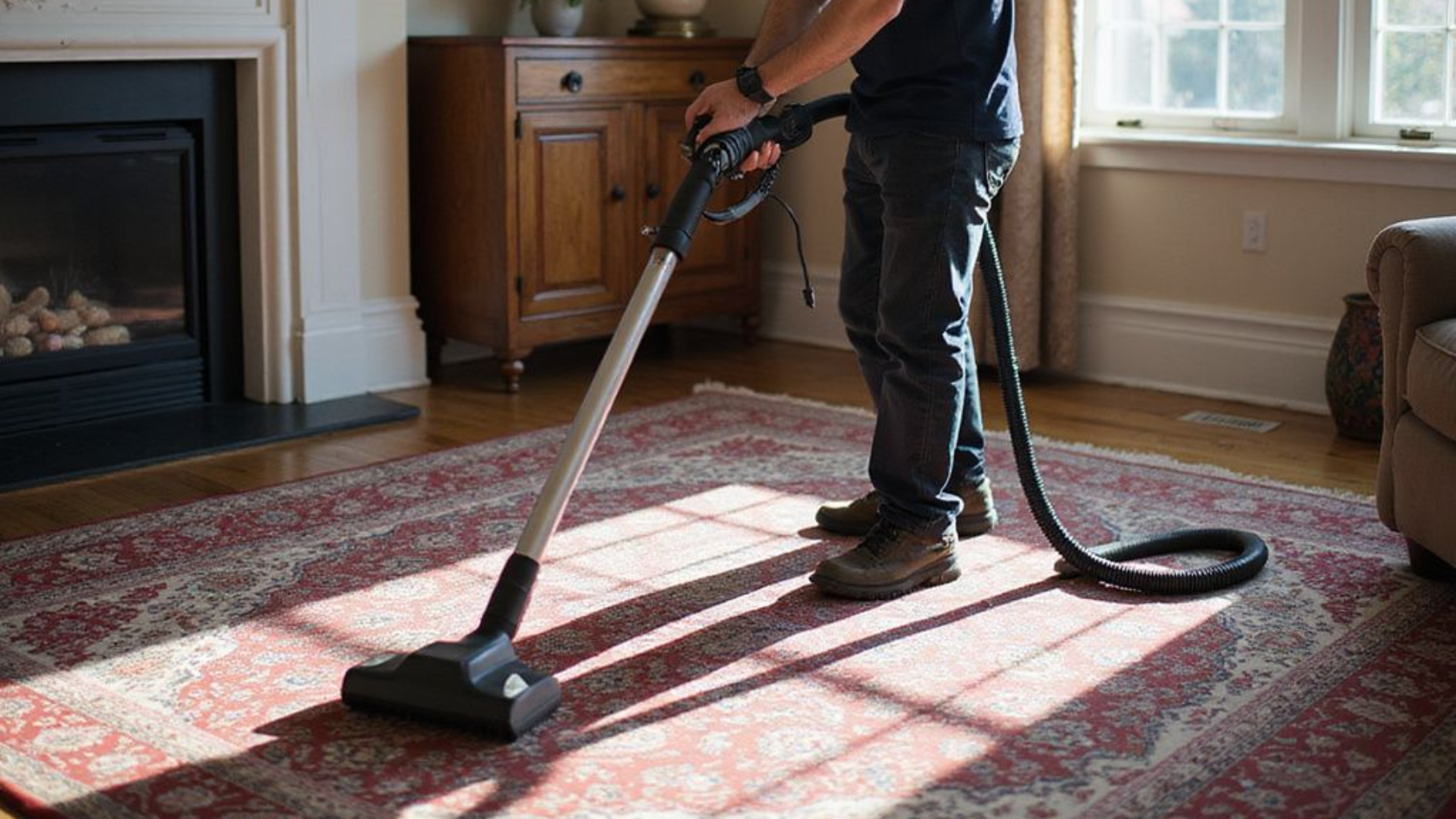 Professional carpet cleaning in Waltham MA living room - Sunshine Cleaning Systems