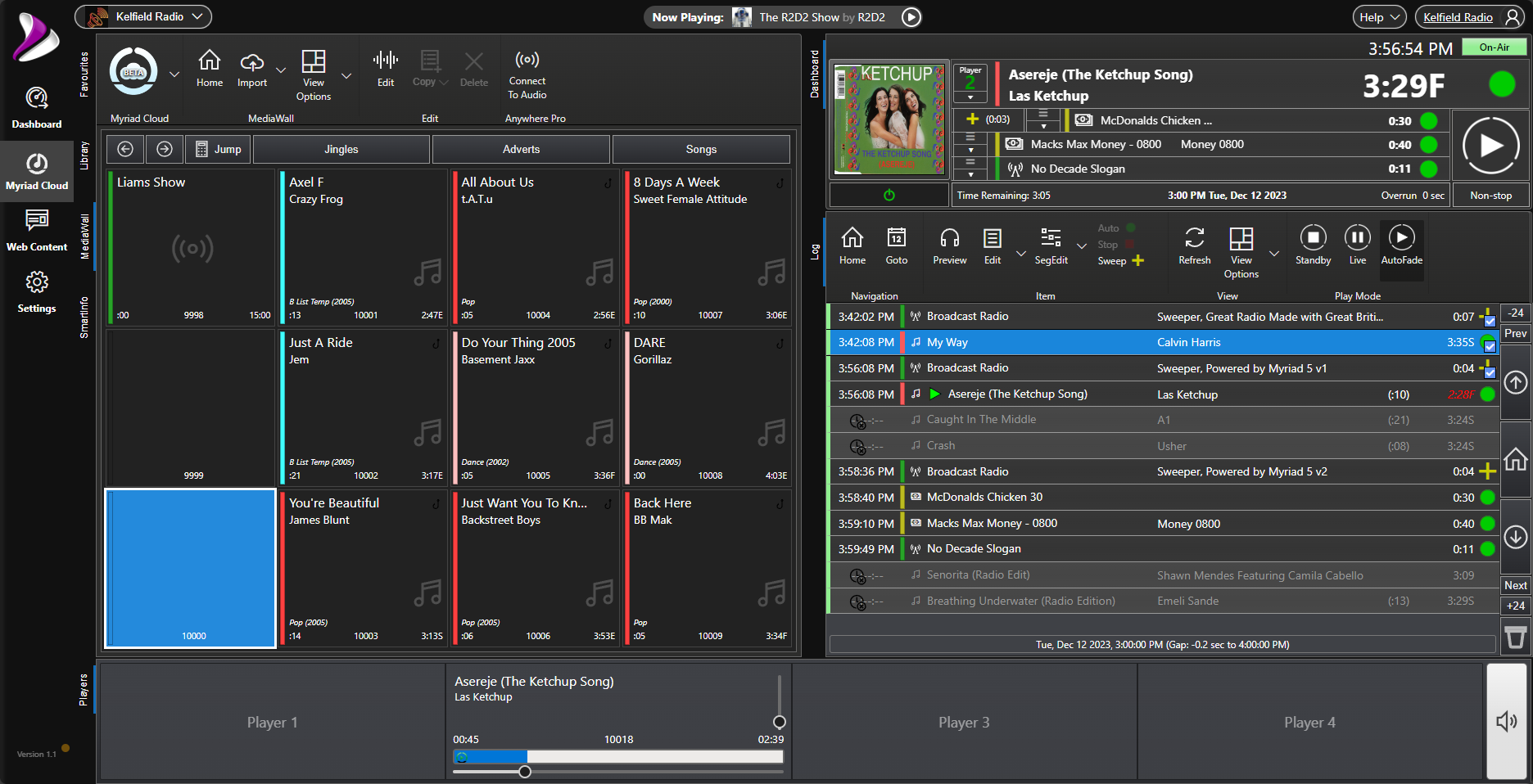 Realtime Interactive Live Shows