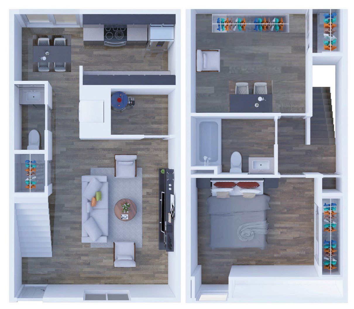 Kensington Floor Plan - 2 Bed, 1.5 Bath