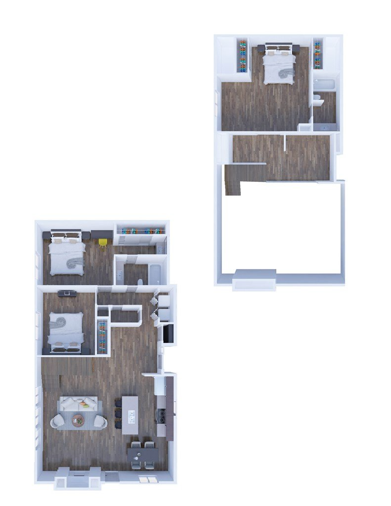 Sylvan Floor Plan - 3 Bed, 2 Bath