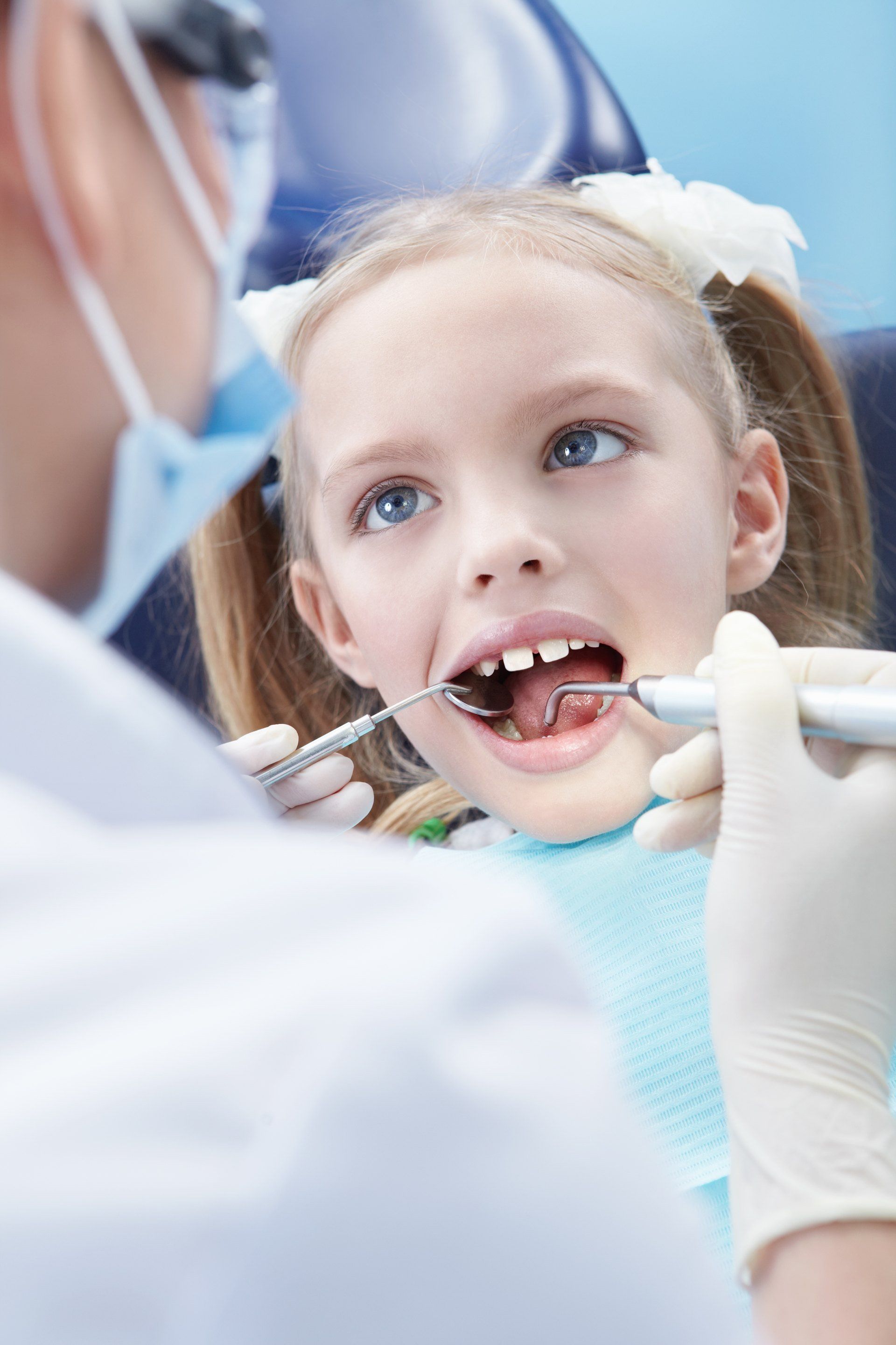 controllo dentistico per bambini