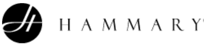 Logo with a black circle and a stylized white 