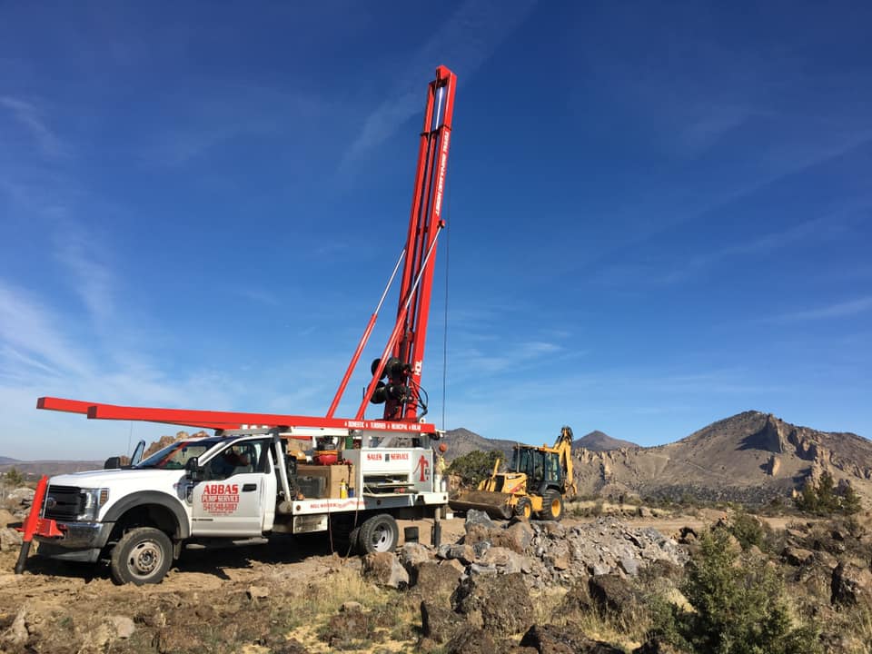 Truck Parking In A Rock Road — Terrebonne, OR — Abbas Well Drilling & Pump Service