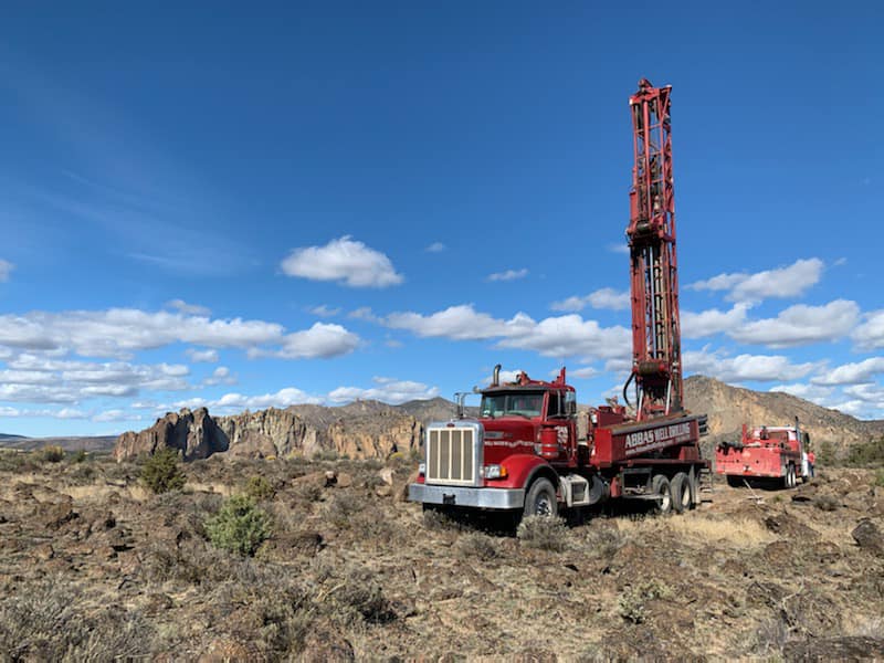 Abbas Red Truck — Terrebonne, OR — Abbas Well Drilling & Pump Service