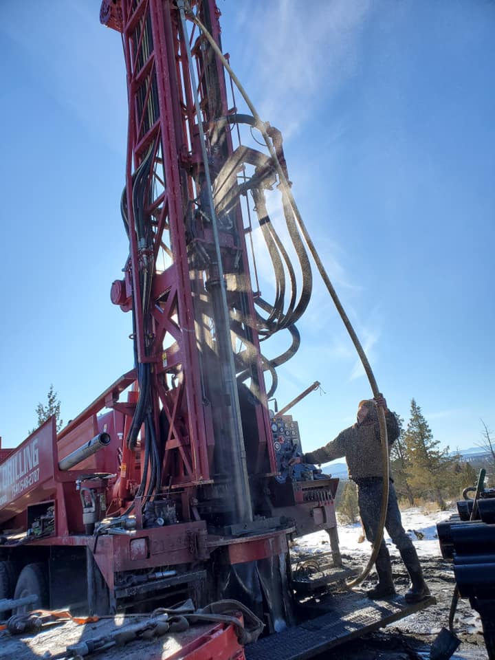 Man Working For Drilling Service — Terrebonne, OR — Abbas Well Drilling & Pump Service