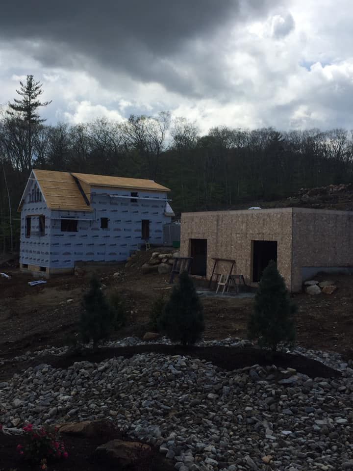 Residential home being constructed by Gilbert Electric
