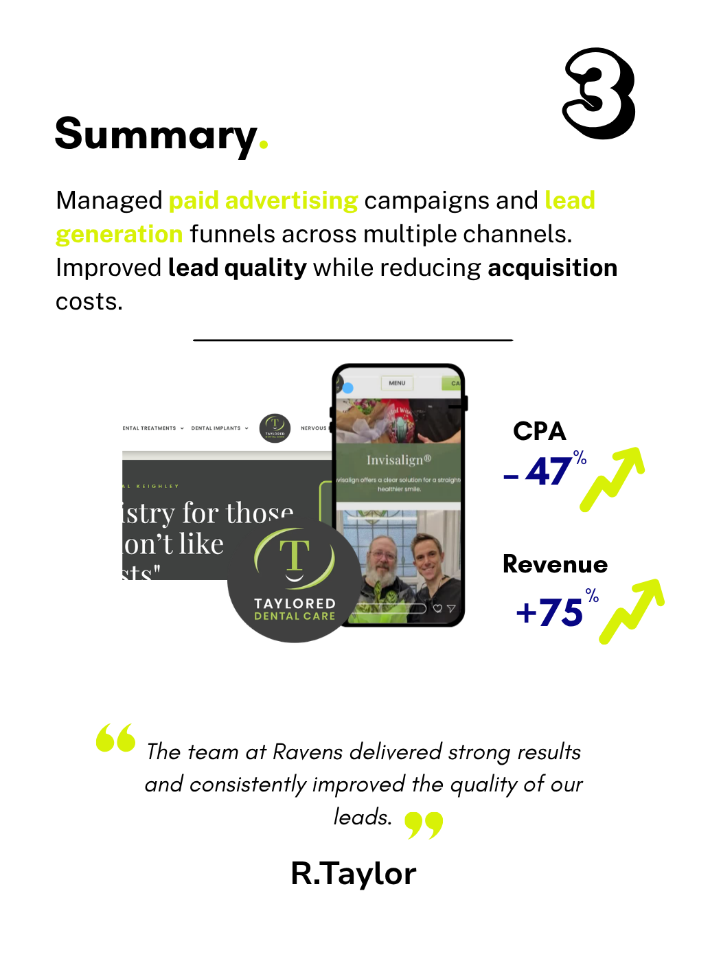 Case Study 3 - Taylored Dental Care