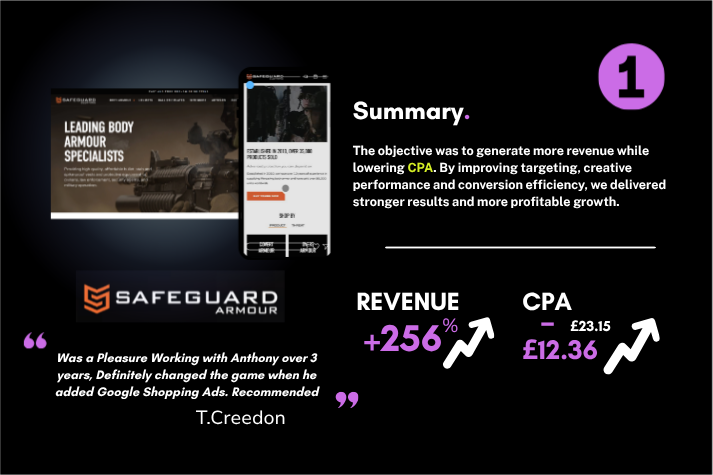 Case Study 1 - Safeguard Armour
