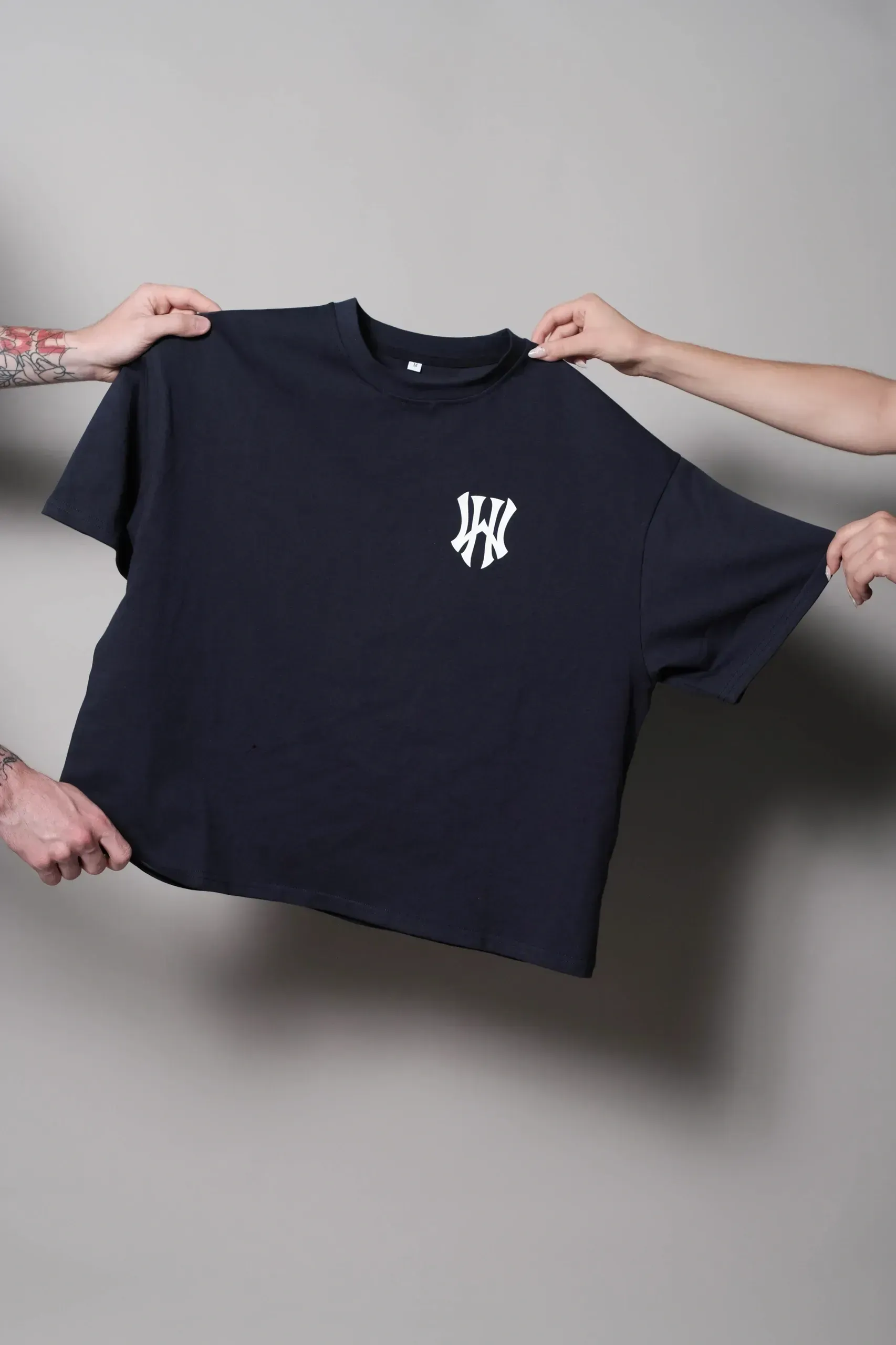 HW Navy Boxy Tee