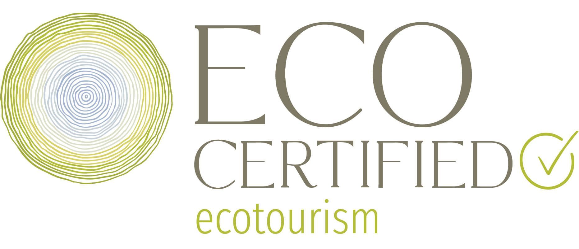 eco CERTIFIED Tourism eco CERTIFIED Tourism