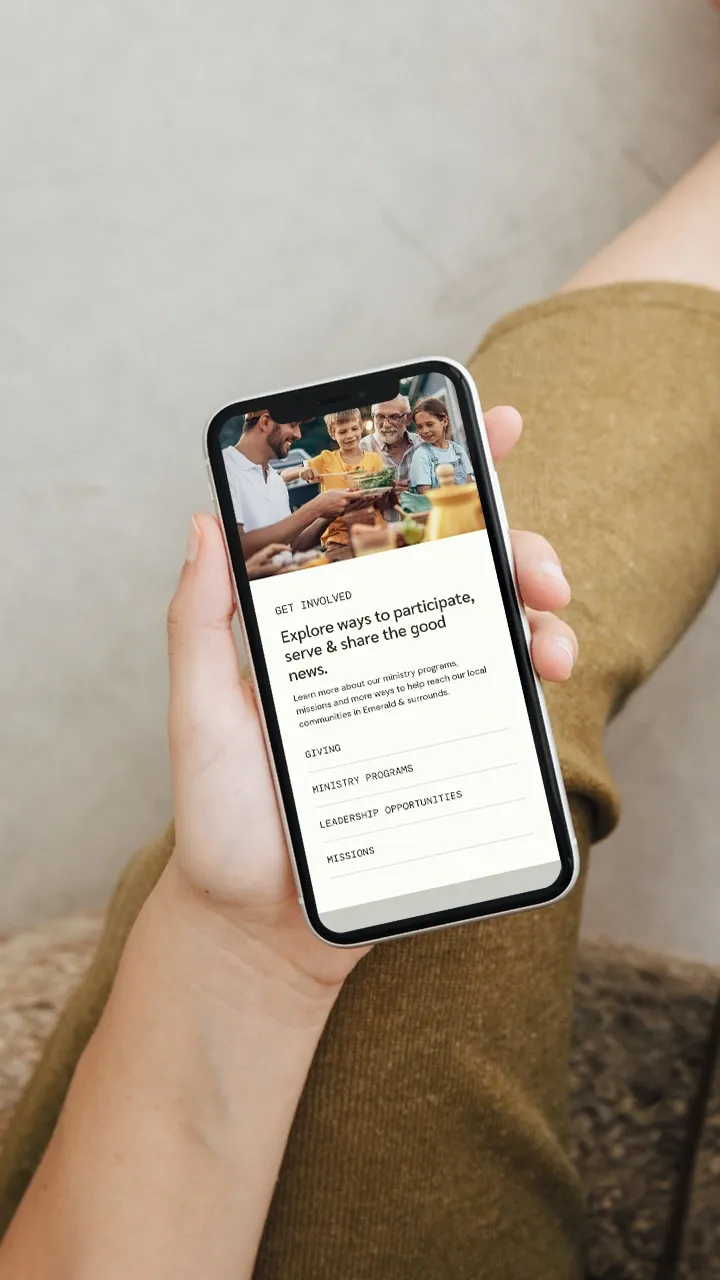 church website design in australia, website design for churches