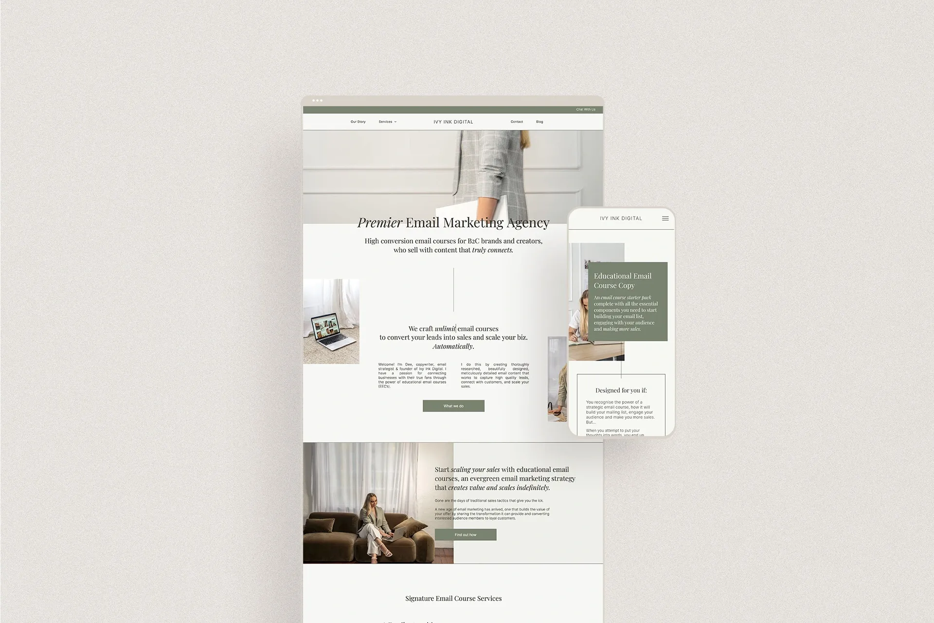 web design, seo & copywriting for creative agency in brisbane