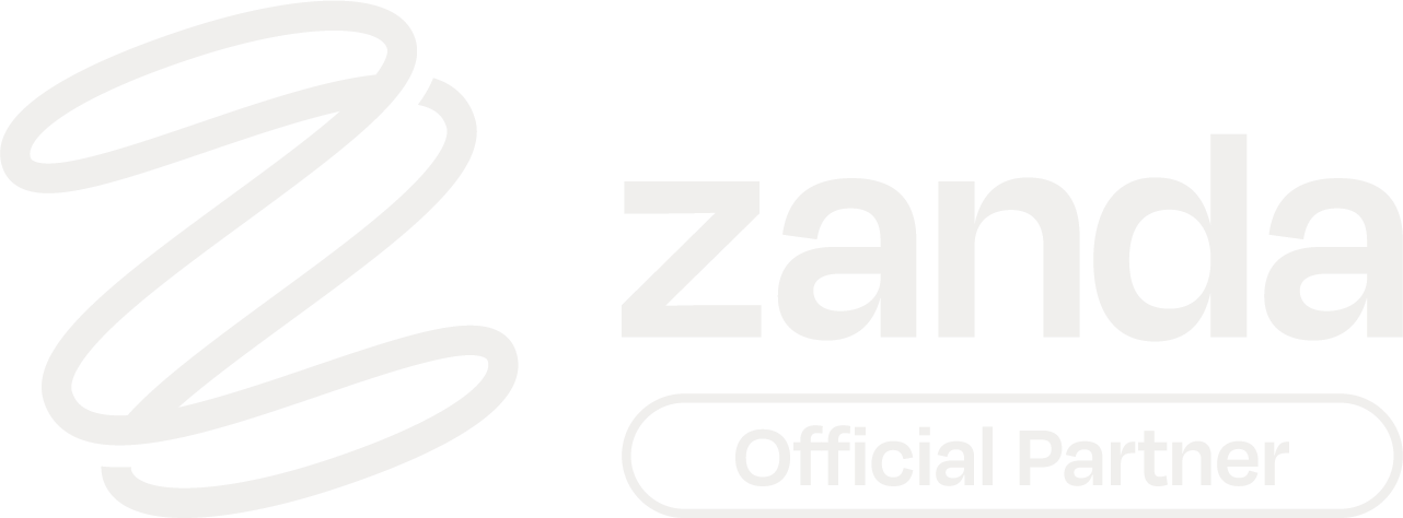 Zanda official partner logo, trusted Australian marketing for health professionals