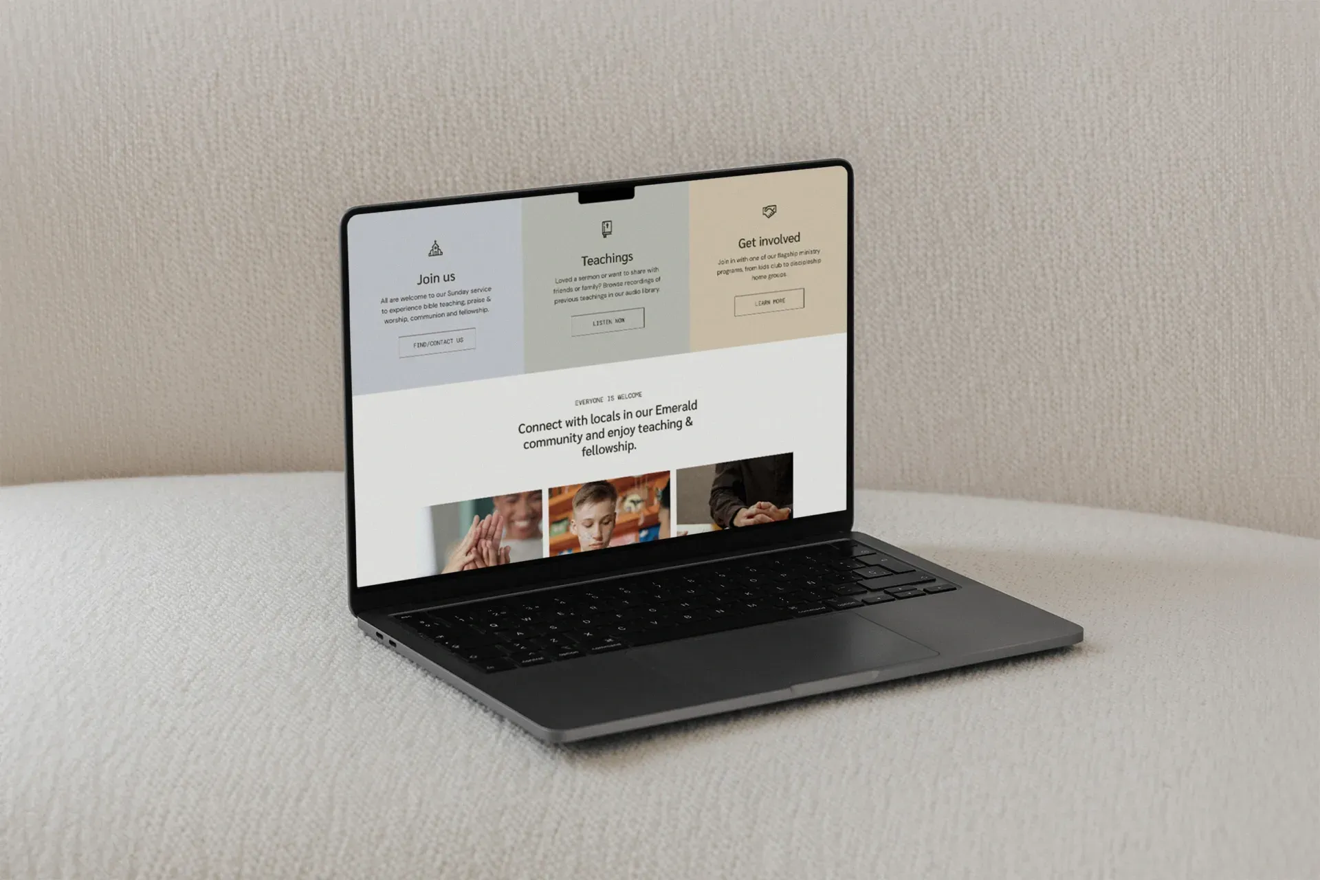 church website design in australia, website design for churches
