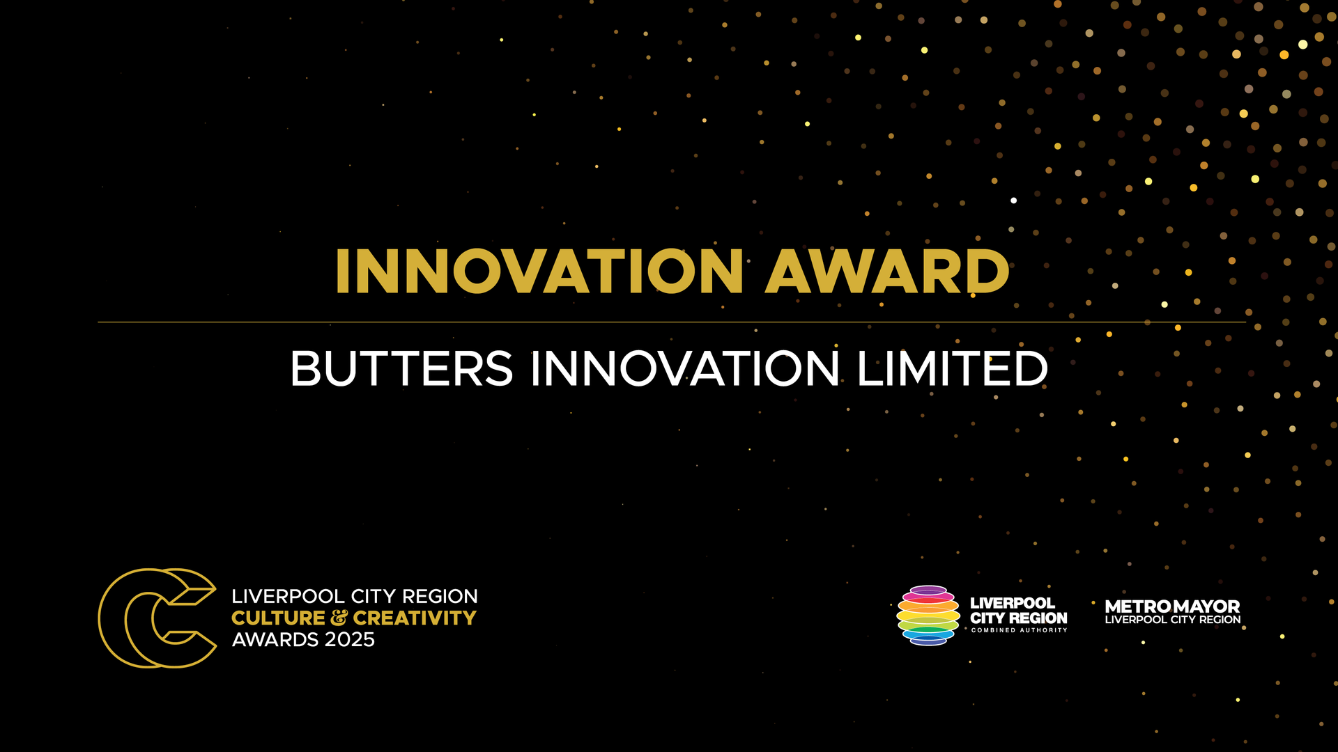 Butters Innovation - Innovation Award - LCR Culture and Creativity Awards 2025