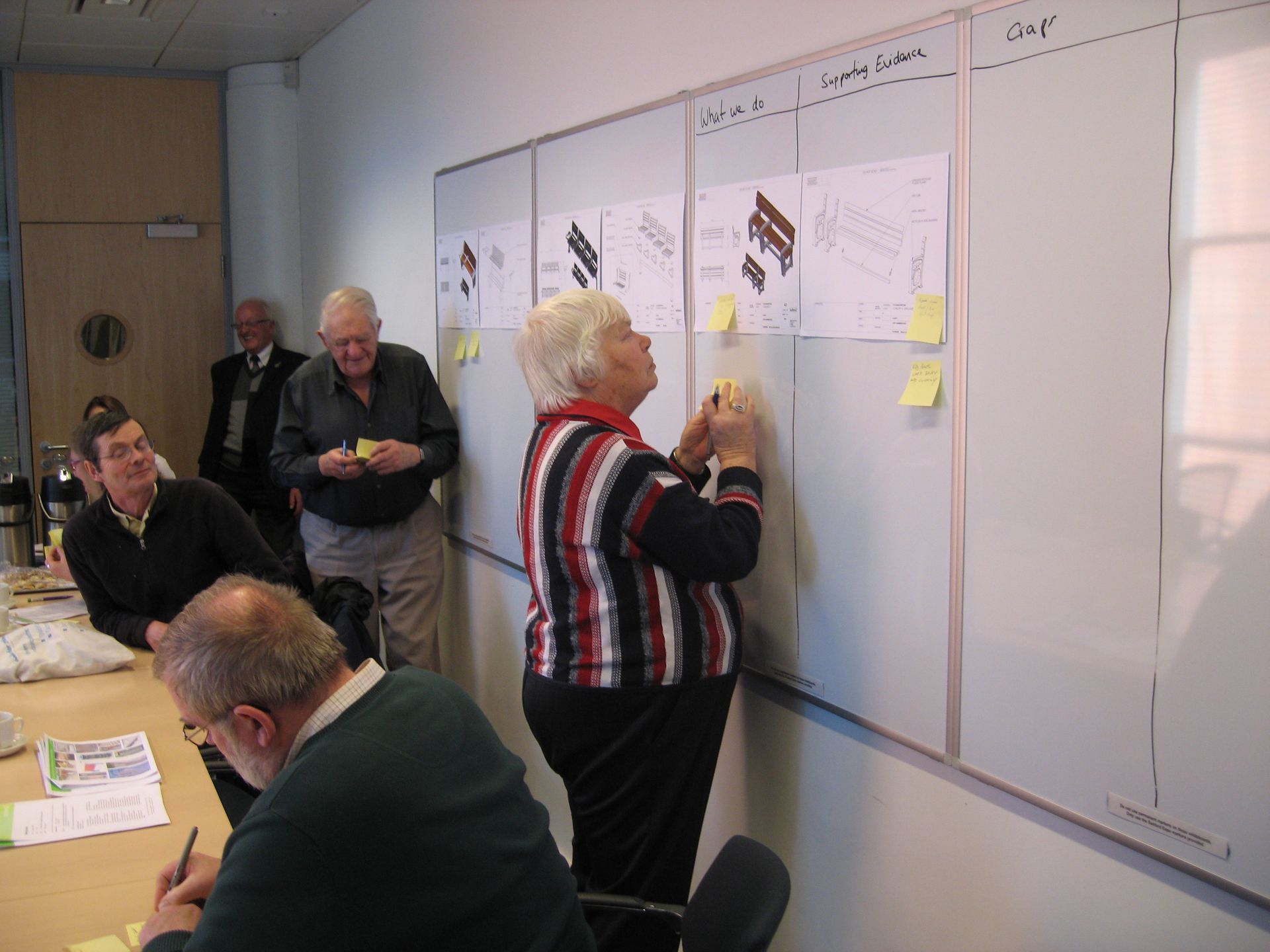 Photo of one of the workshops conducted with the “VOICE” community at the UK National Innovation Centre for Ageing