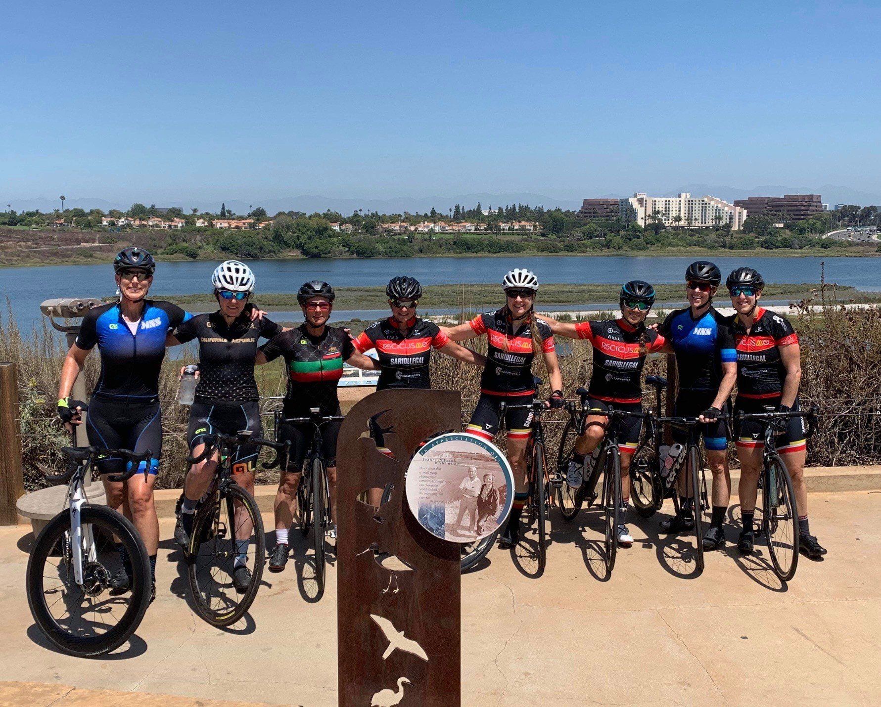 Group of cyclist riding their bikes