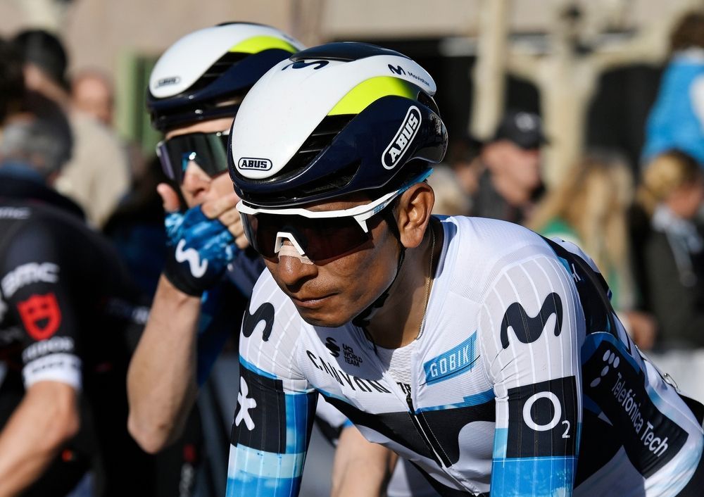 Nairo Quintana is racing for Movistar at the 2025 Challenge Mallorca.