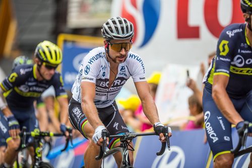 Tatranska Bukowina, Poland. AUGUST 4. 2017: Peter Sagan on 74. Tour De Pologne.