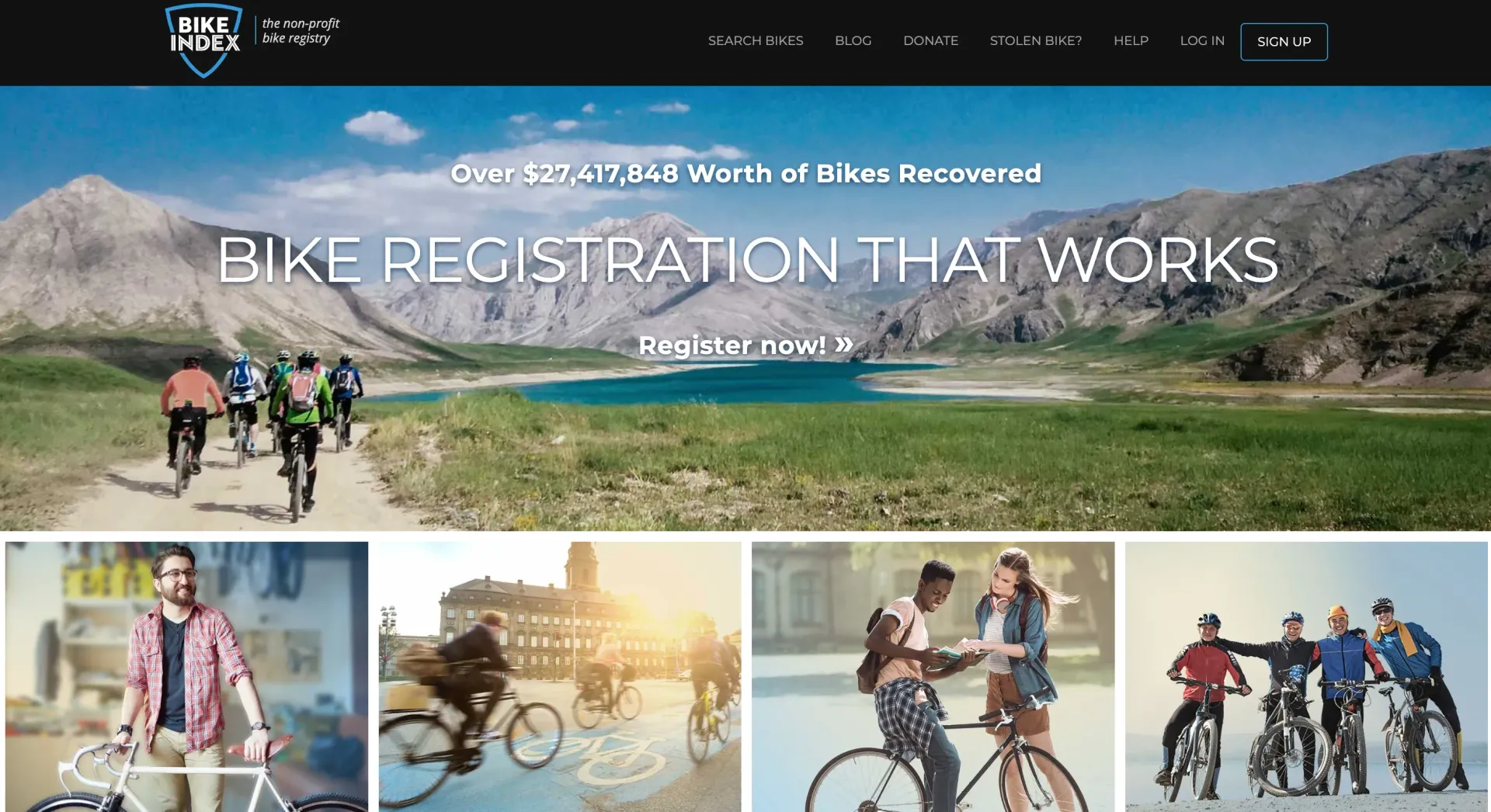 Bike Index website image