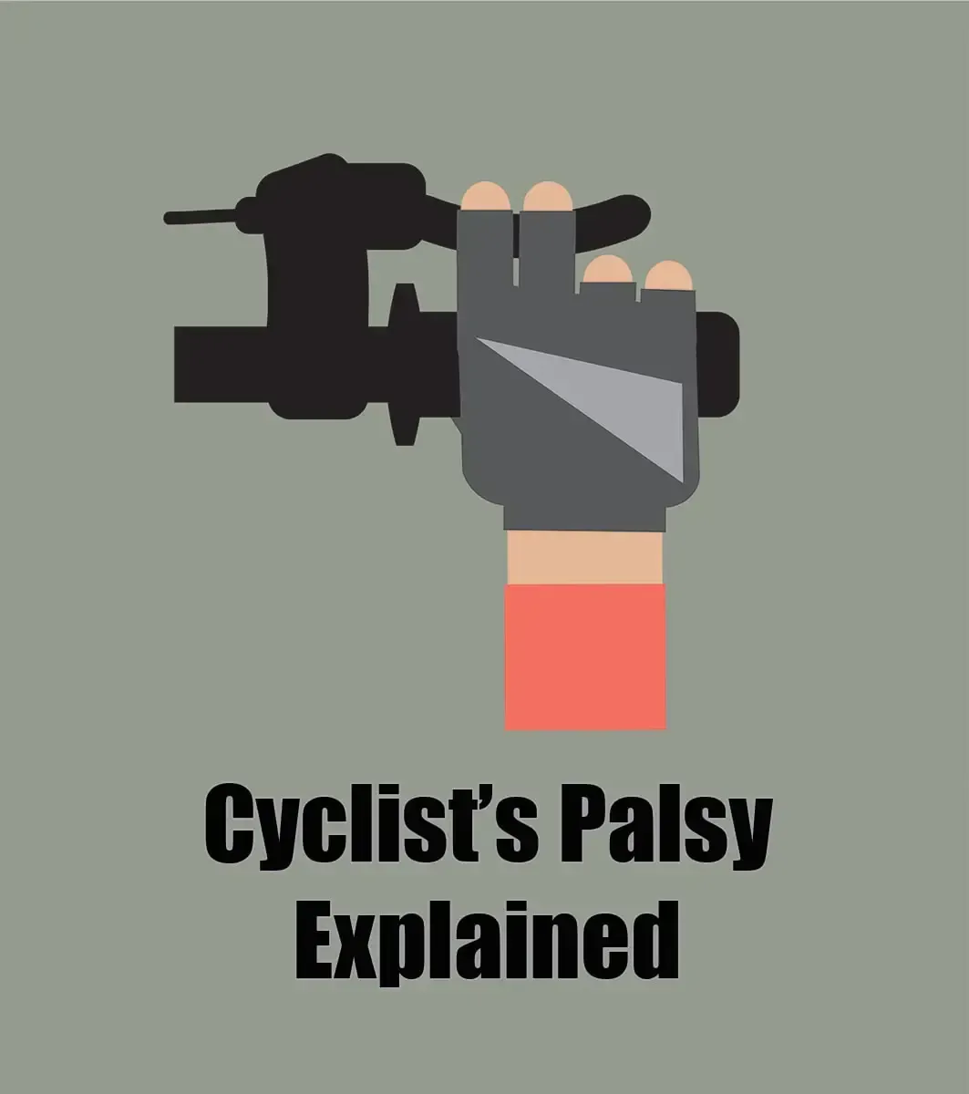 hand on bicycle handlebar