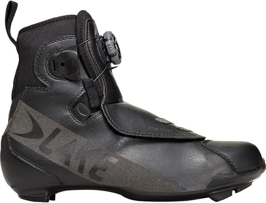 Lake Cx146-X Wide Cycling Shoe - Men's Black/Black Reflective, 41.0