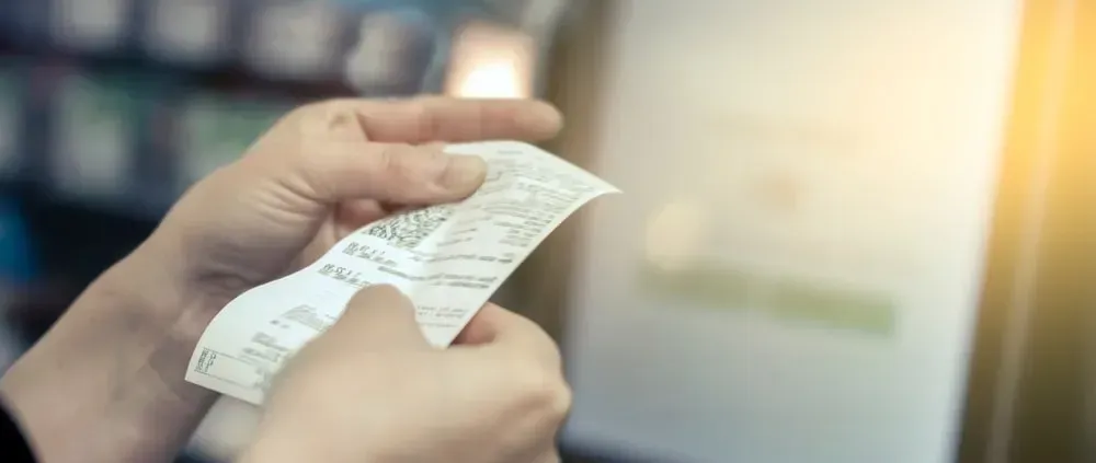 receipt bill of sale
