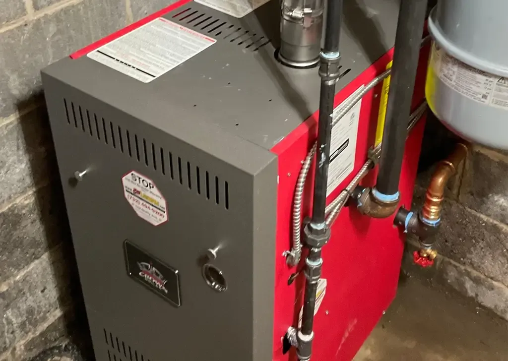 Morpheus8 Face Image of a boiler, installed by Bill Leary HVAC, Metuchen, NJ.