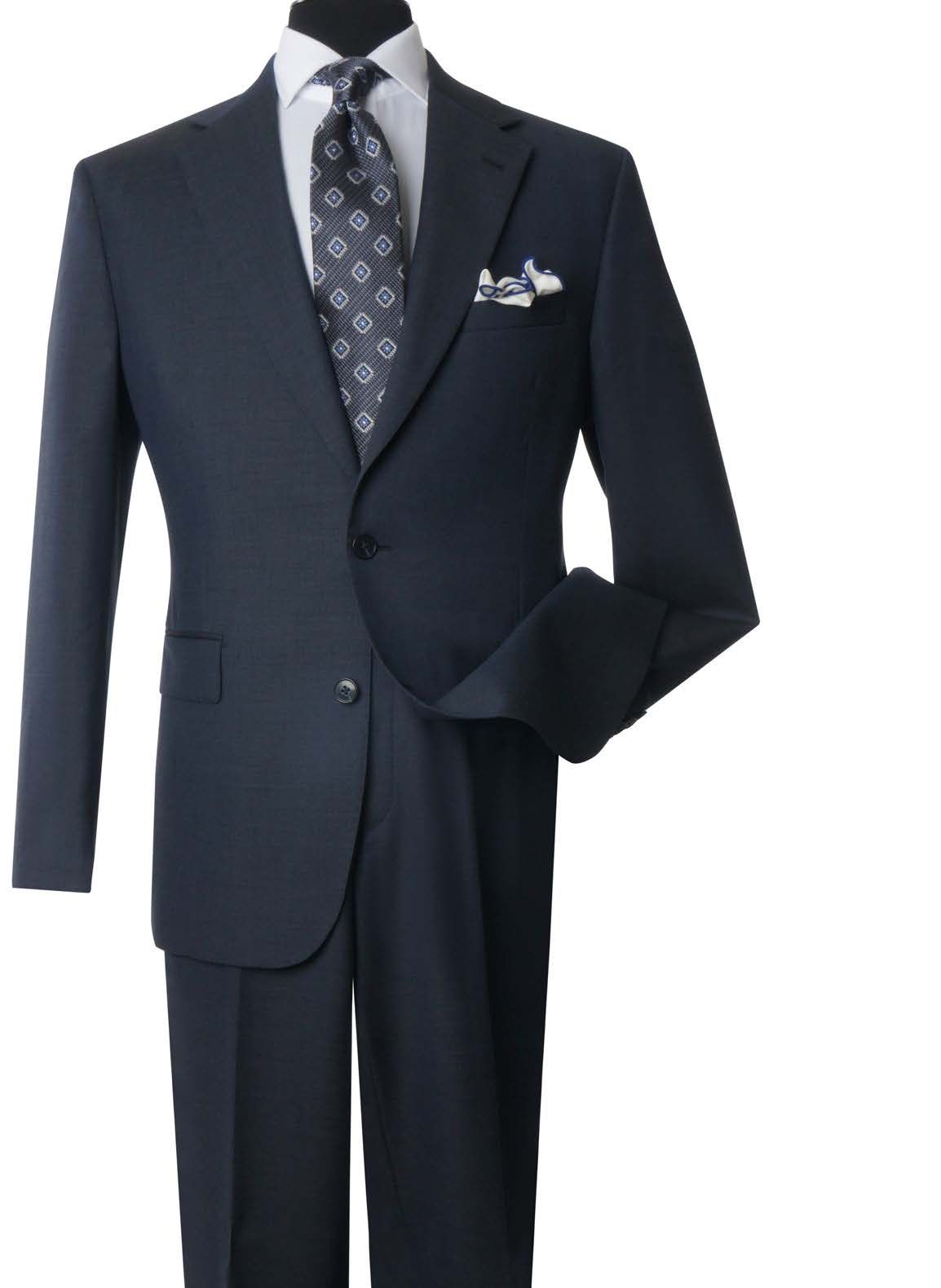 Dusty Blue Sharkskin Suit