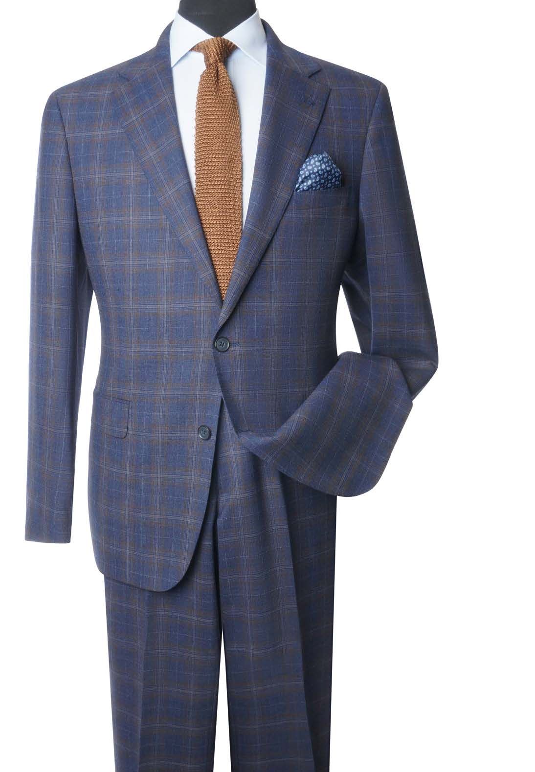 Black Twill Wool Suit