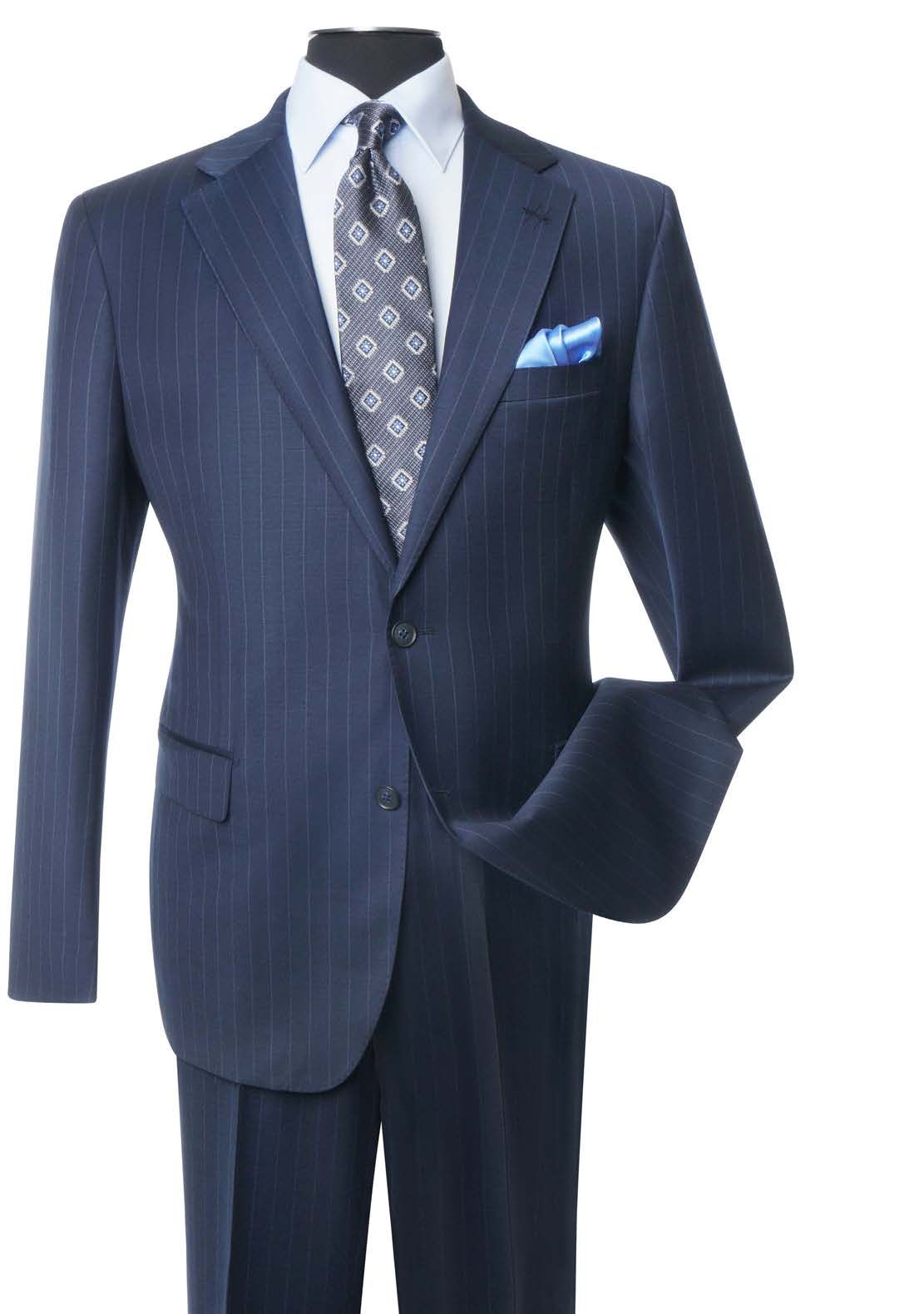 Dusty Blue Sharkskin Suit