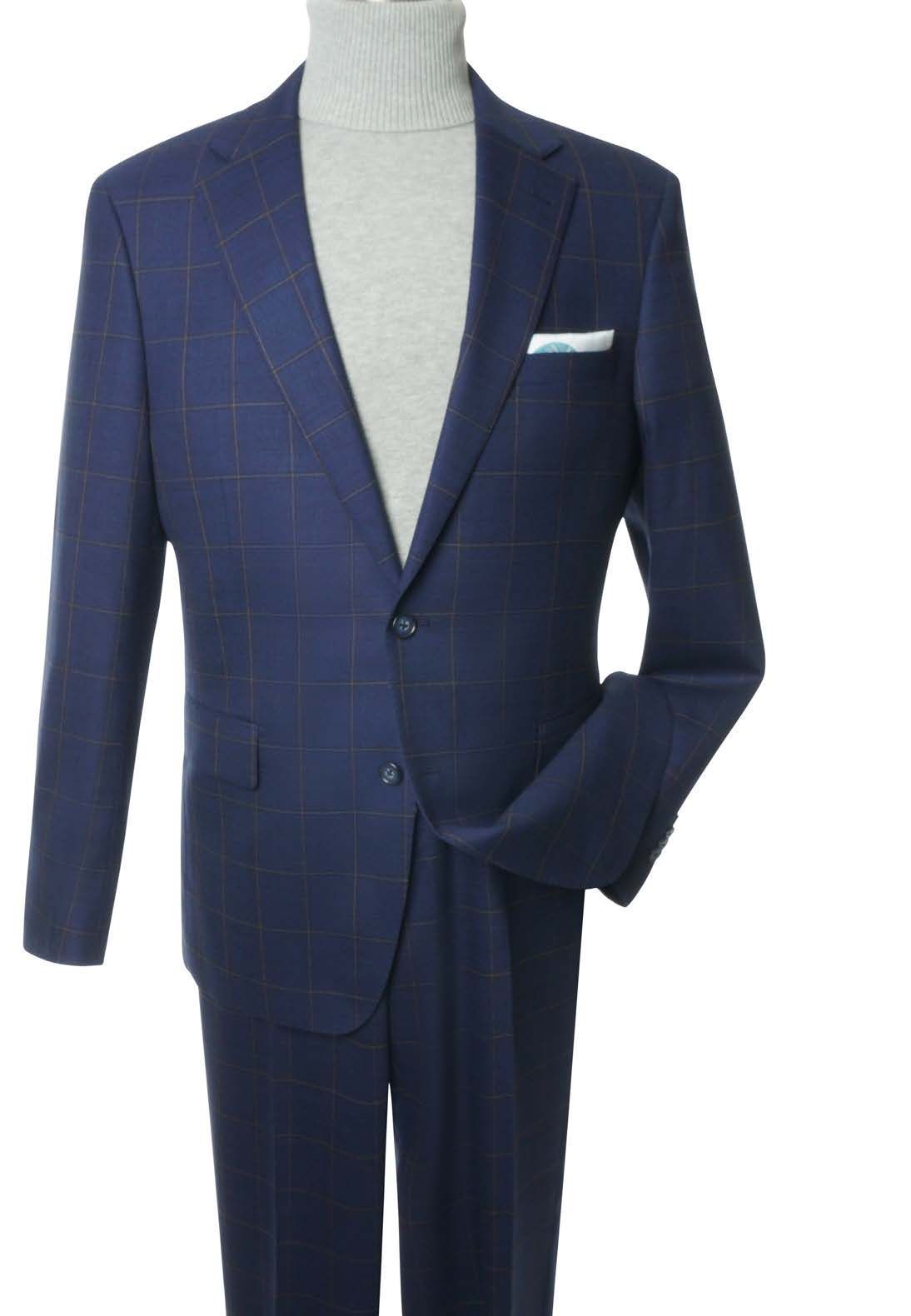 Black Twill Wool Suit