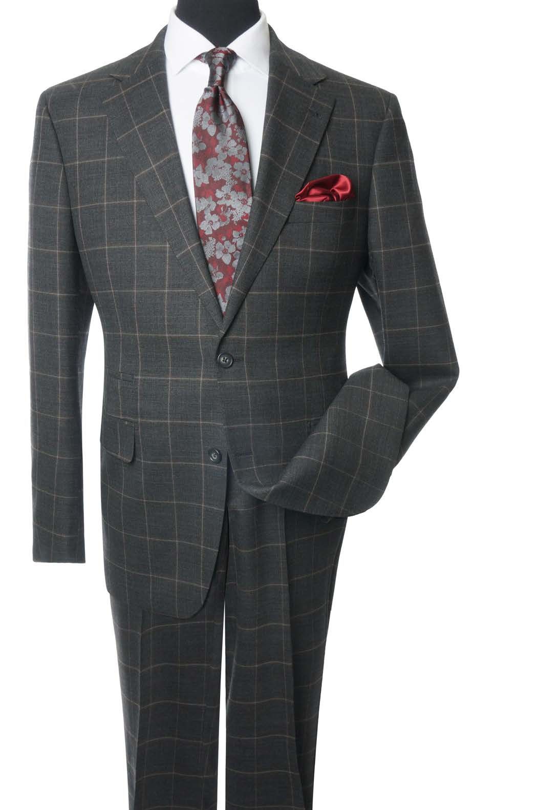 Light Grey Sharkskin Suit