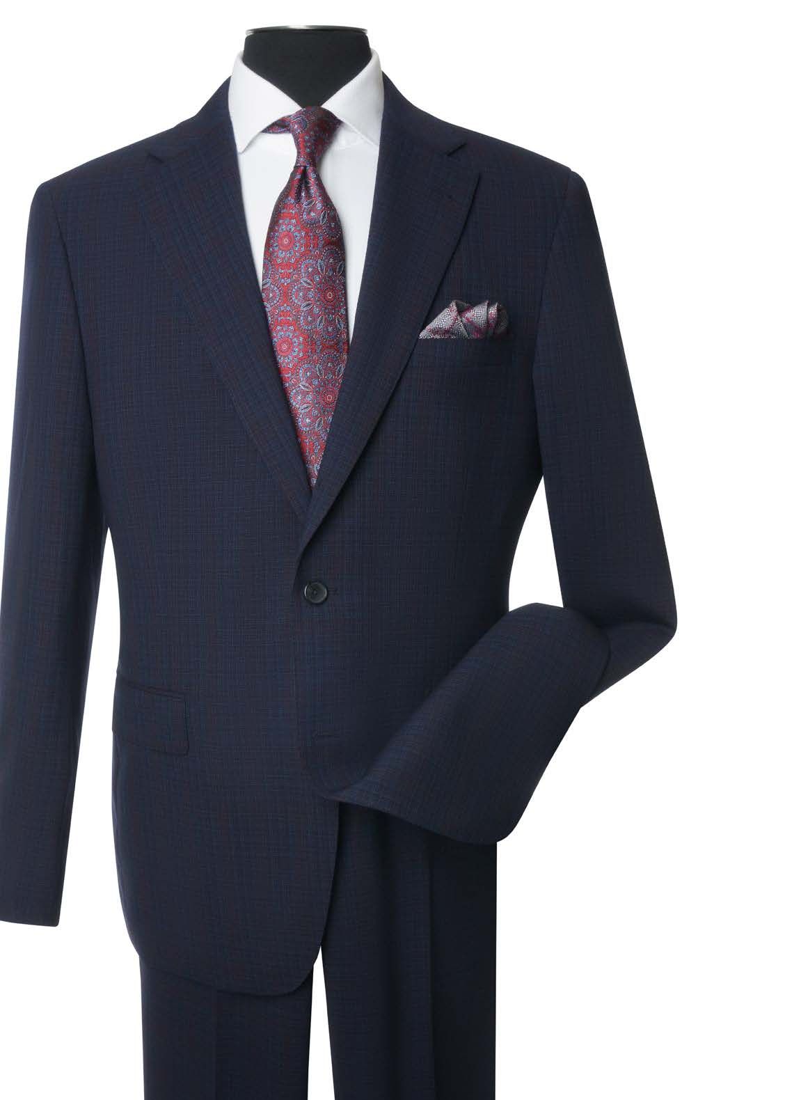 Midnight Navy Wool Suit