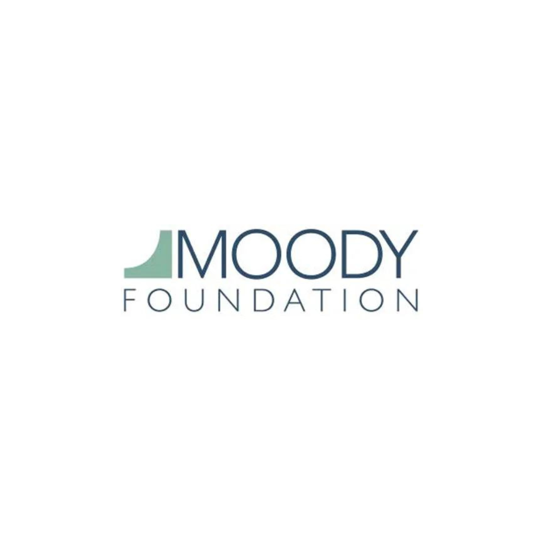 The moody foundation logo is on a white background.