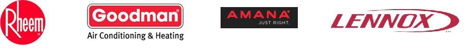 Some of the top HVAC brand names we work with