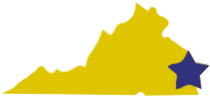 Virginia state map