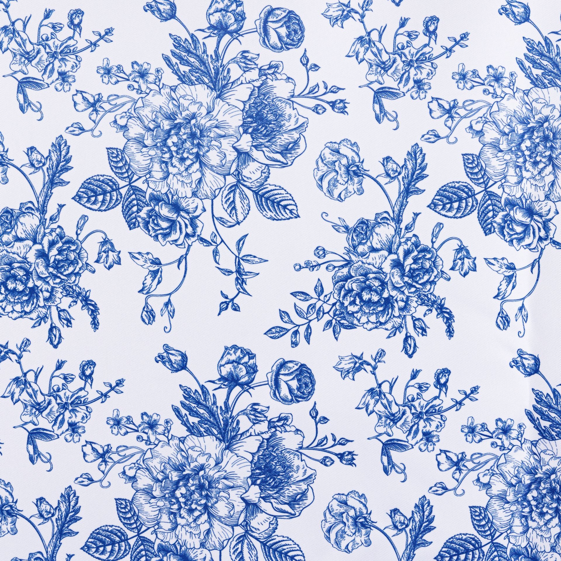 Spring Toile Blue Elegant Party Rentals in New Jersey | Presentations NJ