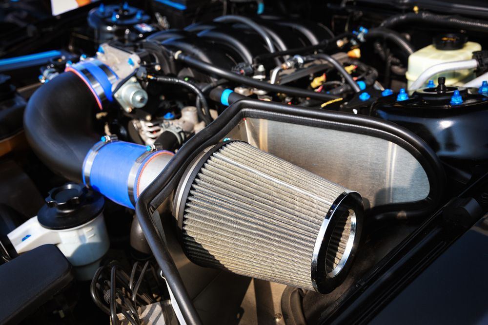 A Close Up of a Car Engine With a Filter in It — McCrackin Diesel in South Grafton, NSW